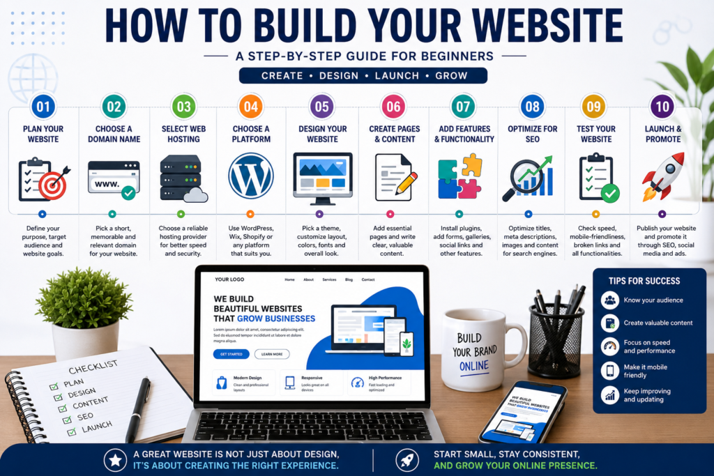 How to Build Your Website: A Complete Step-by-Step Guide for Beginners