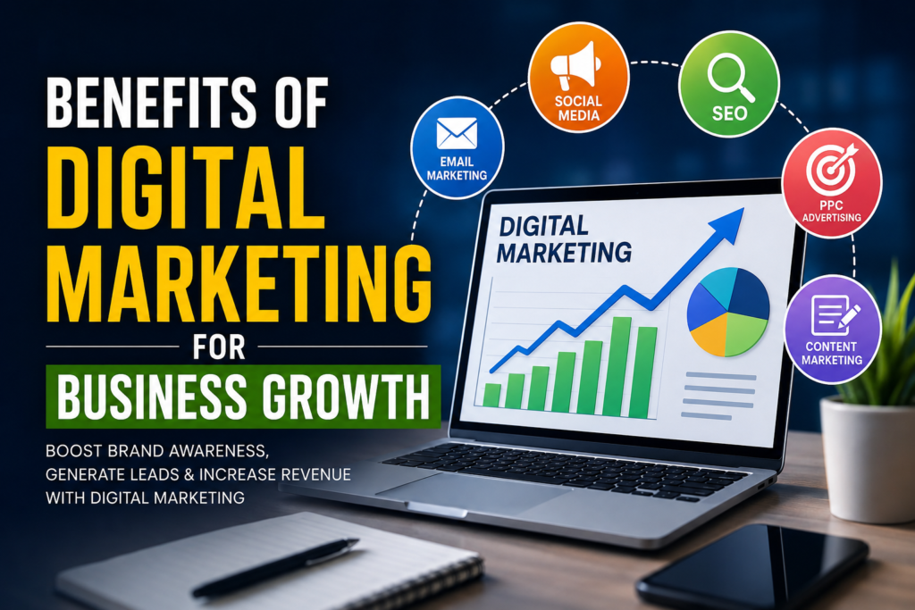 Benefits of Digital Marketing for Business Growth: The Complete Guide to Scaling Your Business Online